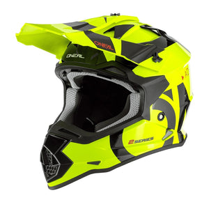 Casco O'Neal Slick Amarillo/Gris Brillante