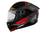 Casco MT Revenge 2 Hatax B5 Negro/Rojo Mate