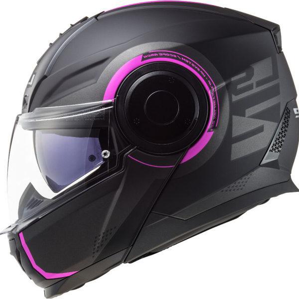 Casco LS2 FF902 Scope Arch Titanio Mate Rosa