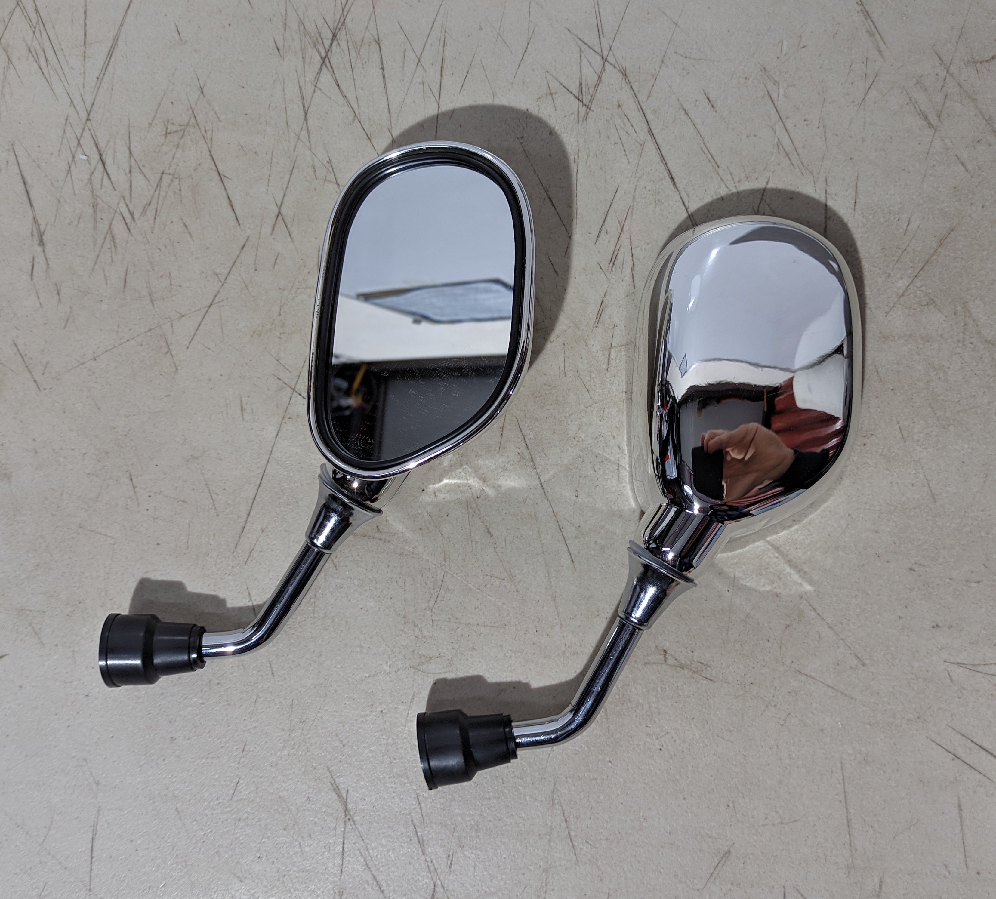 Espejos Pequeños Cromados – Moto Repuestos Calle Blancos