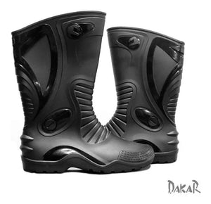 Botas de Impermeables Suela Negra Dakar – Moto Repuestos Blancos