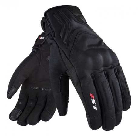 Guantes LS2 Jet 2 Hombre/Mujer Negro impermeables