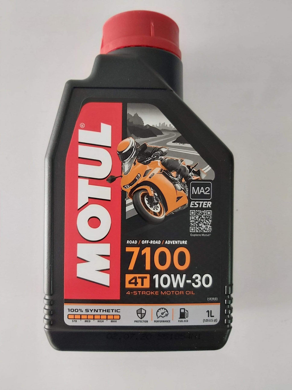 Aceite Para Moto 7100 10w40 4 Tiempo Sintético Motul 1lt