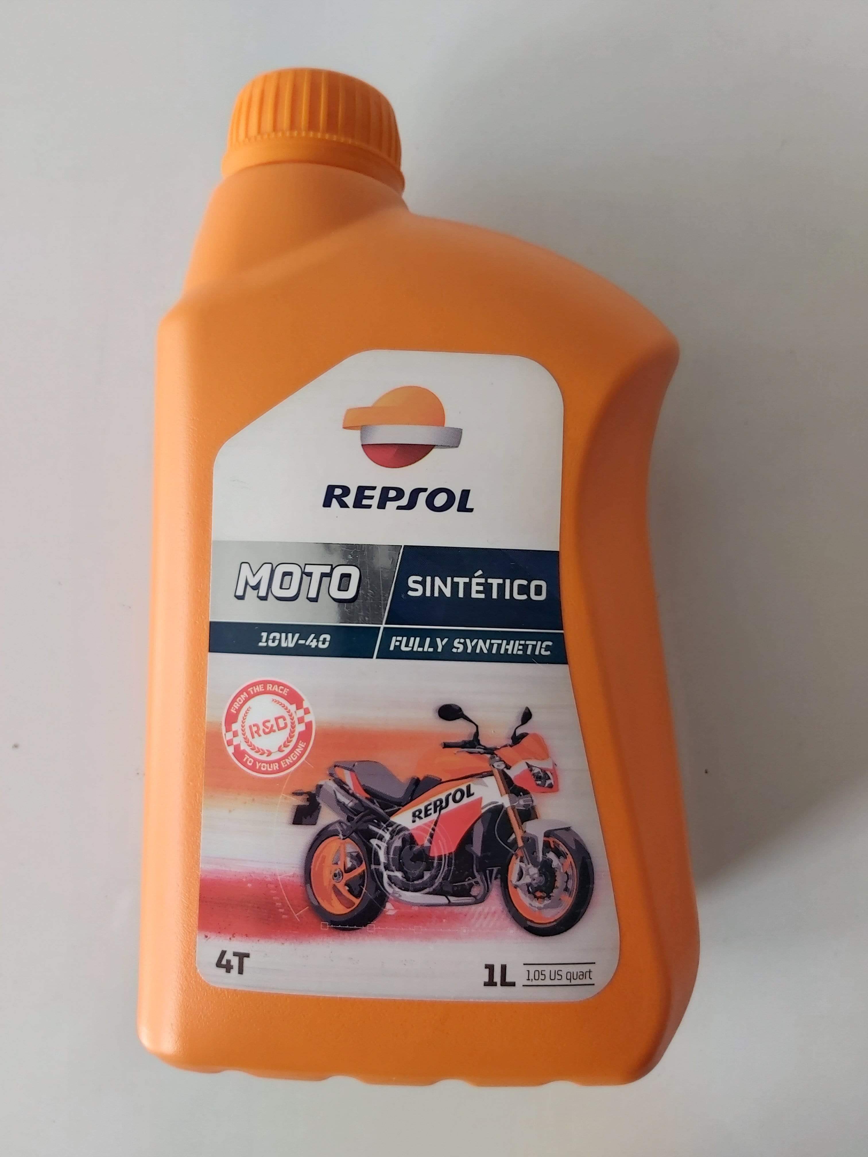 REPSOL MOTO SINTÉTICO 10W-40 FULLY SYNTHETIC - MotoaccesoriosTPR