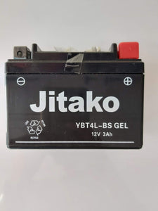 Moto Repuestos Calle Blancos Batería Batería Jitako YBT4L-BS 3Ah (GEL)