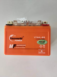 Moto Repuestos Calle Blancos Batería Batería YTX4L-BS 12V 4Ah Gel